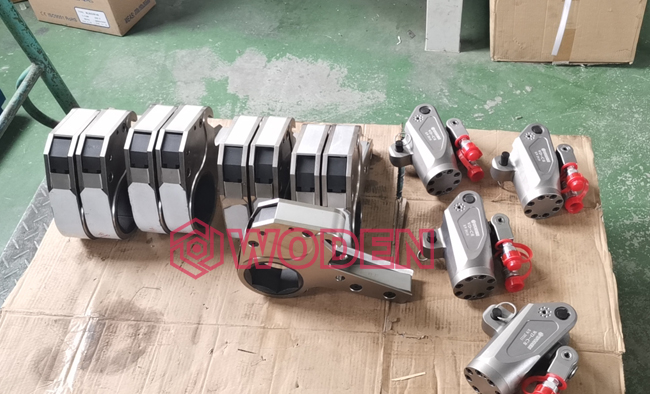 確認完畢的中空液壓扳手