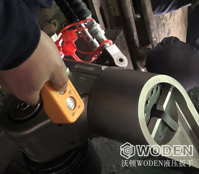沃頓技術員現場指導：液壓扳手怎么調壓力