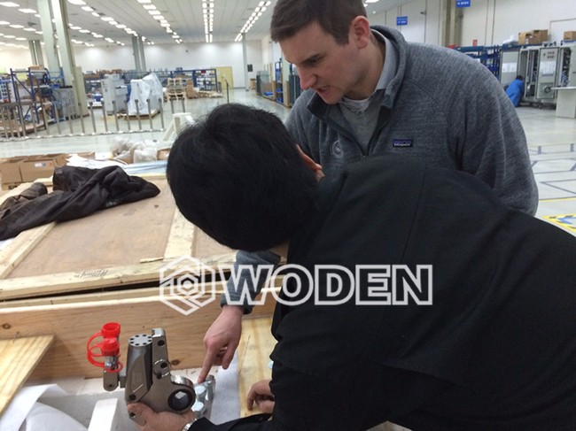 沃頓風(fēng)電液壓扳手應(yīng)用現(xiàn)場