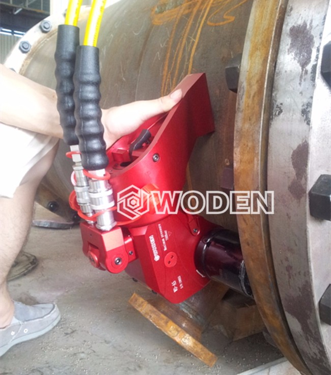 沃頓液壓扳手應用于寧波某化工裝備公司