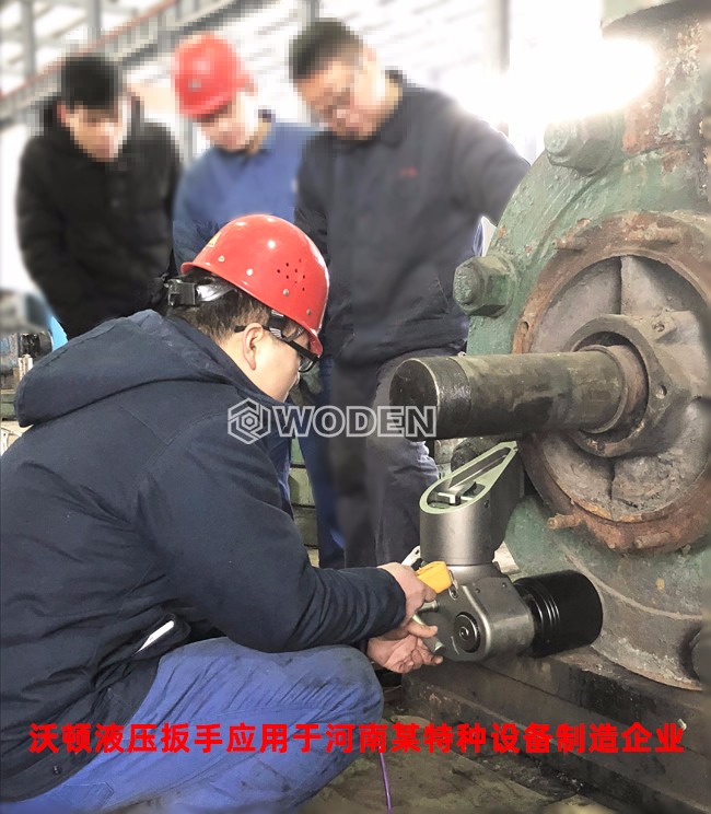 沃頓液壓扳手應用現場